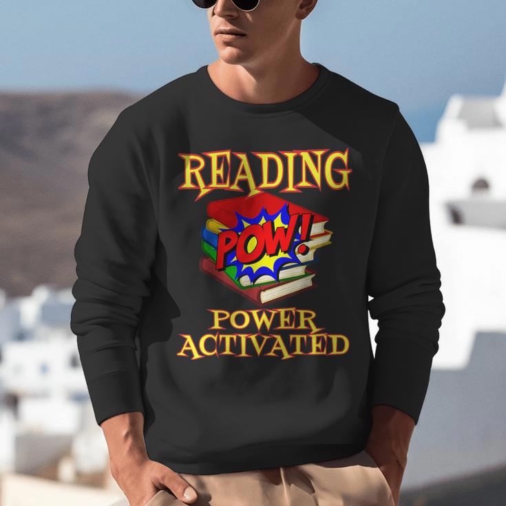 Reading Super Power Activated Superhero Teacher Or Student Men Women Girls Kids Unisex Sweatshirt, Super Teacher Sweatshirts, funny gift Reading Super Power Activated Superhero Teacher Or Student Men Women Girls Kids Unisex Sweatshirt, Super Teacher Sweatshirts, funny gift