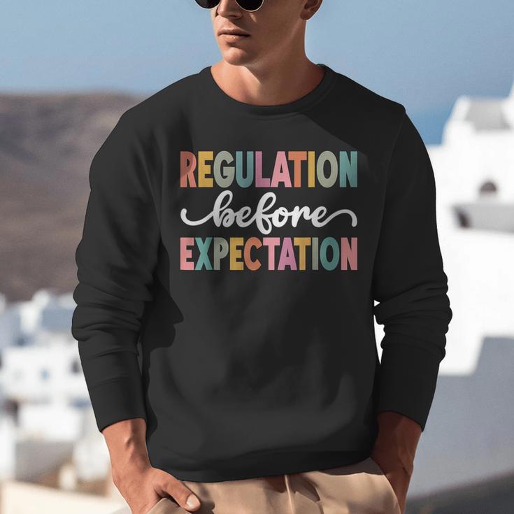 Regulation Before Expectation Cute ABA SPED Teacher Therapy Unisex Sweatshirt, funny gift Regulation Before Expectation Cute ABA SPED Teacher Therapy Unisex Sweatshirt, funny gift