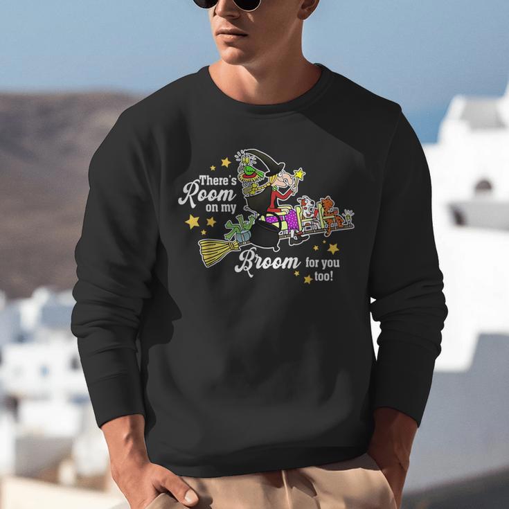 There's Room On My Broom For You Too Teacher Halloween Unisex Sweatshirt, funny gift There's Room On My Broom For You Too Teacher Halloween Unisex Sweatshirt, funny gift