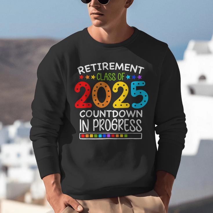 Retirement Class Of 2025 Teacher Countdown Loading Teacher Unisex Sweatshirt, funny gift Retirement Class Of 2025 Teacher Countdown Loading Teacher Unisex Sweatshirt, funny gift