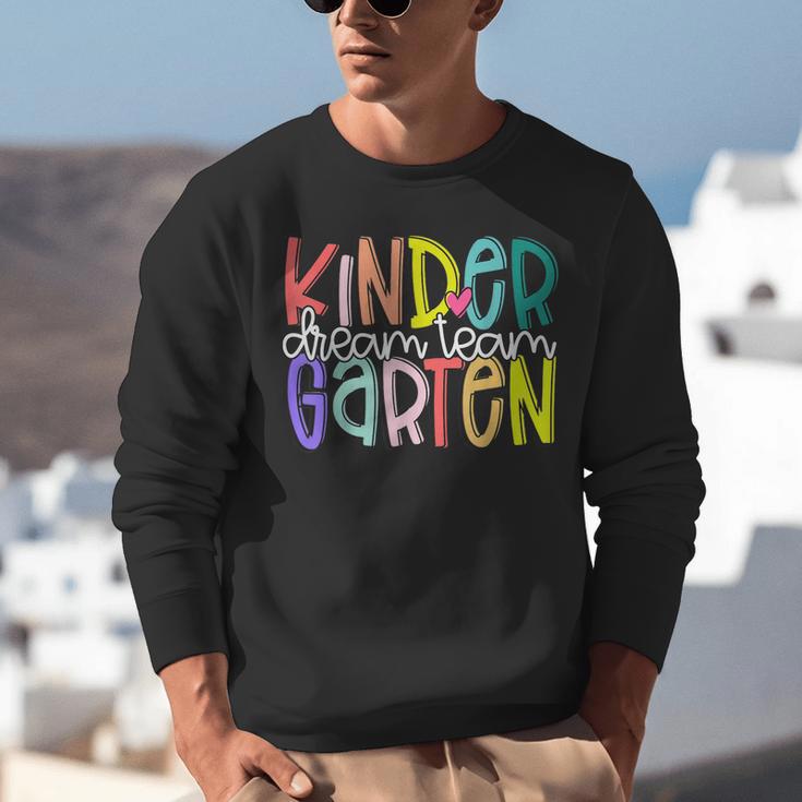 Retro Kindergarten Dream Team Back To School Teacher Kids Unisex Sweatshirt, funny gift Retro Kindergarten Dream Team Back To School Teacher Kids Unisex Sweatshirt, funny gift