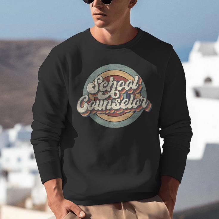 Retro School Counselor Back To School Teacher Squad Crew Unisex Sweatshirt, funny gift Retro School Counselor Back To School Teacher Squad Crew Unisex Sweatshirt, funny gift