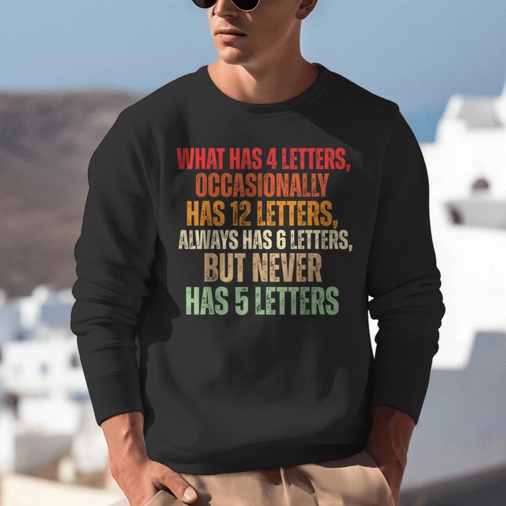 Riddle Wordplay Joke For Grammar Nerds And Teachers Unisex Sweatshirt, funny gift Riddle Wordplay Joke For Grammar Nerds And Teachers Unisex Sweatshirt, funny gift
