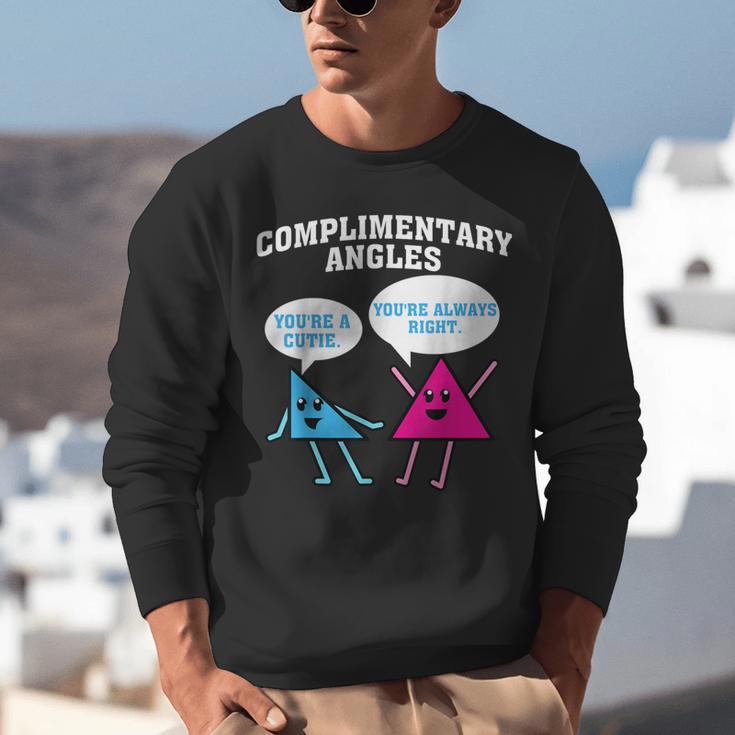 Right Acute Triangle Math Teacher Cool Geometry Unisex Sweatshirt, funny gift
