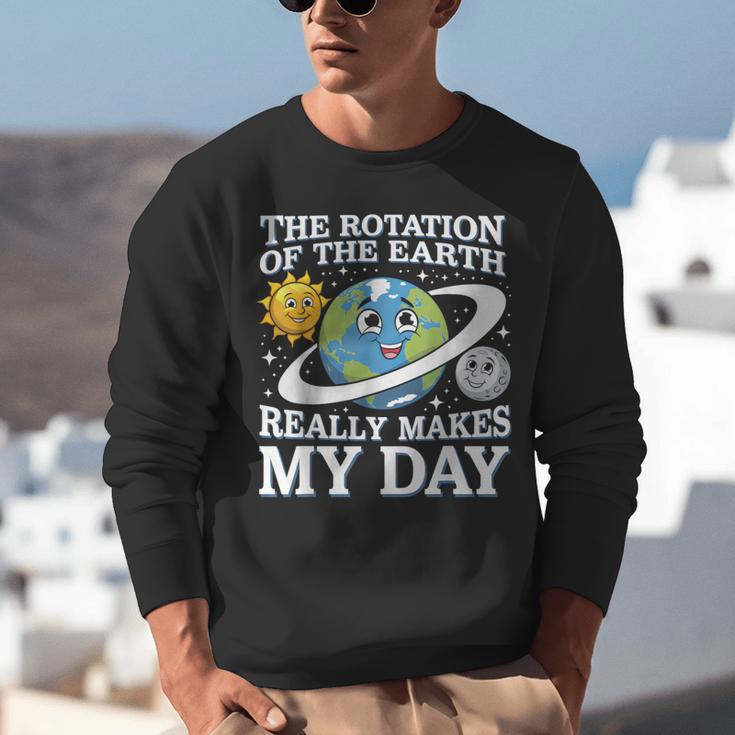 Rotation Of Earth Science Teacher Earth Day Men Women Unisex Sweatshirt, Science Teacher Sweatshirts, funny gift Rotation Of Earth Science Teacher Earth Day Men Women Unisex Sweatshirt, Science Teacher Sweatshirts, funny gift