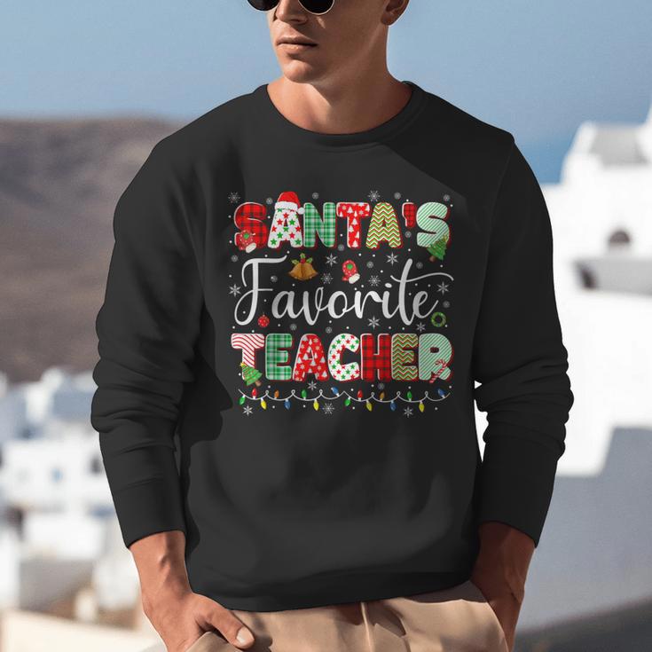 Santas Favorite Teacher Christmas Matching Xmas Men Women Unisex Sweatshirt, funny gift Santas Favorite Teacher Christmas Matching Xmas Men Women Unisex Sweatshirt, funny gift