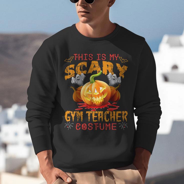 This Is My Scary Gym Teacher Costume Pumpkin Halloween Men Women Unisex Sweatshirt, funny gift This Is My Scary Gym Teacher Costume Pumpkin Halloween Men Women Unisex Sweatshirt, funny gift