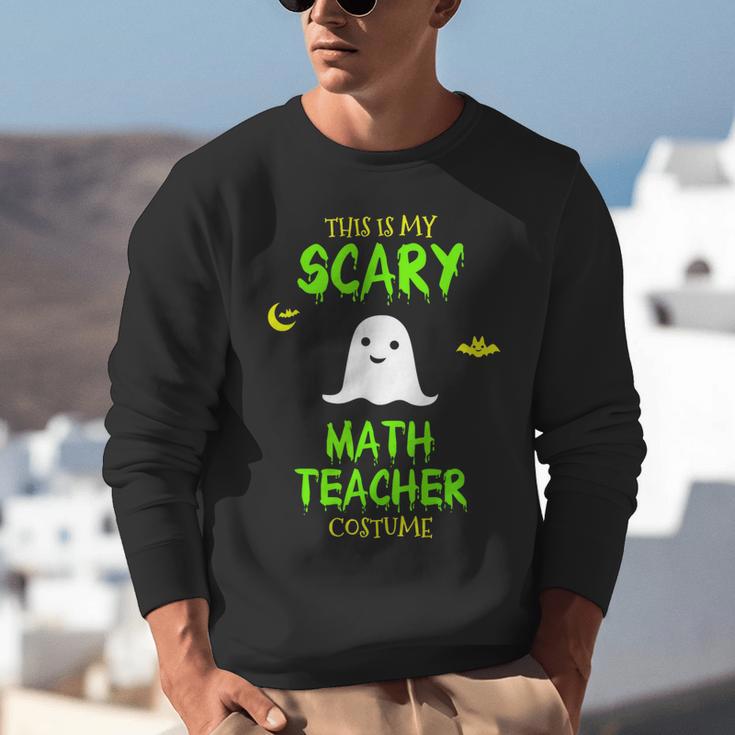 Scary Math Teacher Costume Halloween Lazy Easy Christmas Unisex Sweatshirt, funny gift Scary Math Teacher Costume Halloween Lazy Easy Christmas Unisex Sweatshirt, funny gift