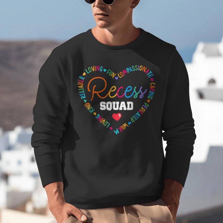 School For Teachers Students Monitor Recess Crew Team Unisex Sweatshirt, funny gift
