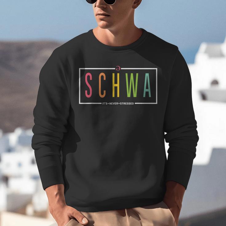 Schwa Teacher Reading Literacy For English Grammar Teachers Unisex Sweatshirt, English Teacher Sweatshirts, funny gift Schwa Teacher Reading Literacy For English Grammar Teachers Unisex Sweatshirt, English Teacher Sweatshirts, funny gift