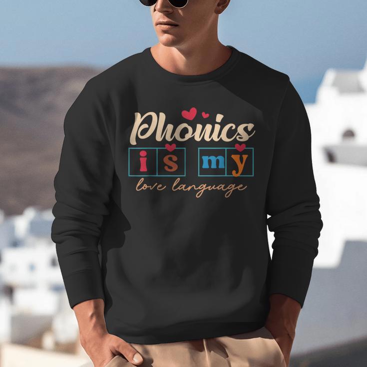 Science Of Reading Teacher Phonics Is My Love Language Unisex Sweatshirt, Science Teacher Sweatshirts, funny gift Science Of Reading Teacher Phonics Is My Love Language Unisex Sweatshirt, Science Teacher Sweatshirts, funny gift