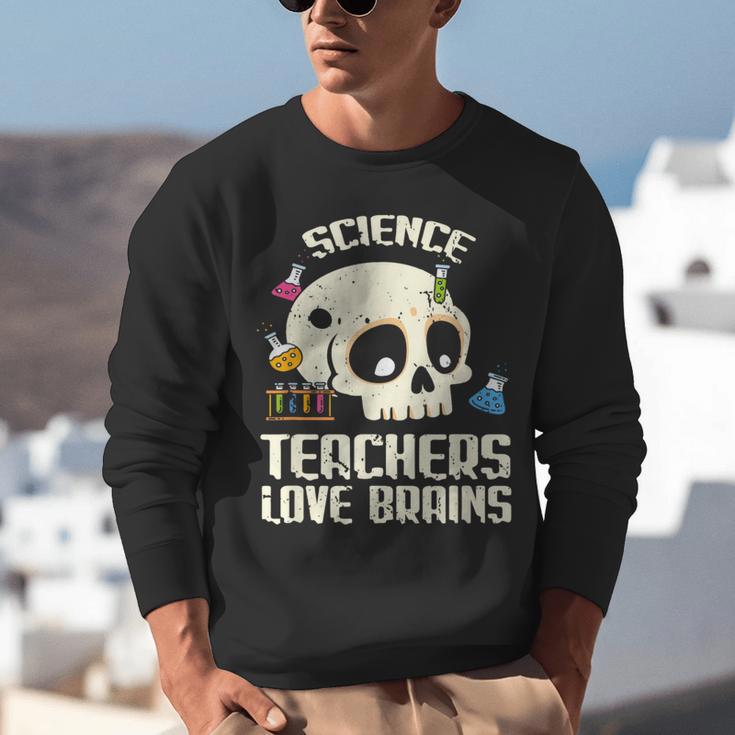Science Teachers Love Brains Teachers Halloween Unisex Sweatshirt, Science Teacher Sweatshirts, funny gift Science Teachers Love Brains Teachers Halloween Unisex Sweatshirt, Science Teacher Sweatshirts, funny gift