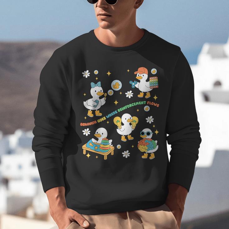 Silly Goose Behavior Analyst RBT ABA Therapy SPED Teacher Unisex Sweatshirt, funny gift Silly Goose Behavior Analyst RBT ABA Therapy SPED Teacher Unisex Sweatshirt, funny gift