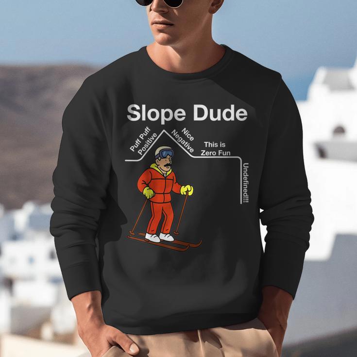 Slope Dude Algebra Geometry Middle School Math Teacher Unisex Sweatshirt, funny gift