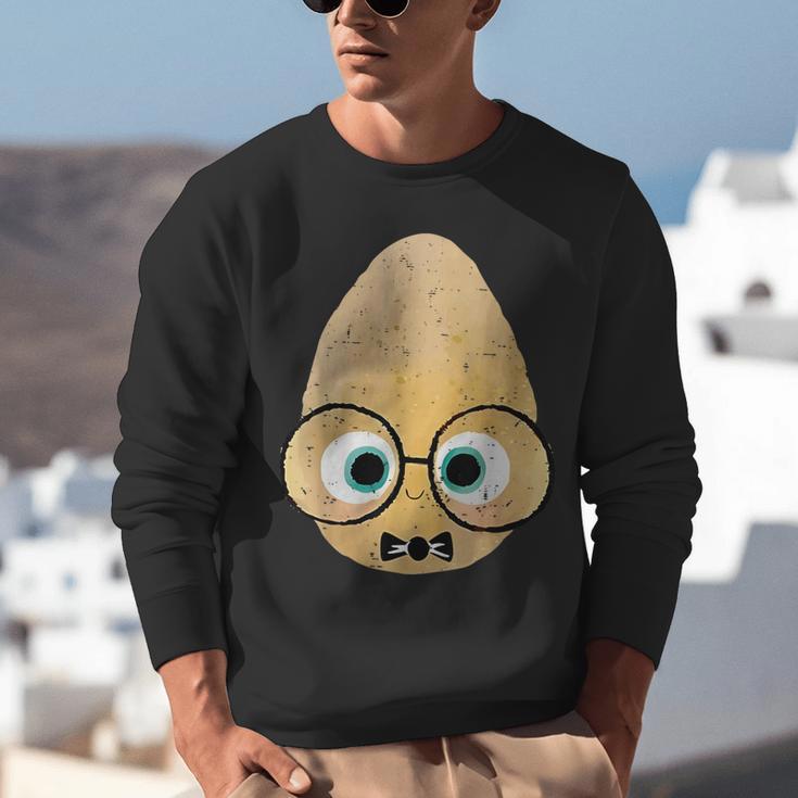 The Smart Seed Good Egg Teacher Halloween Costume Food Group Unisex Sweatshirt, funny gift