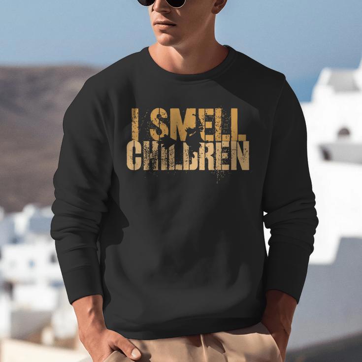 I SMELL CHILDREN Halloween Teacher Classroom I Teach Unisex Sweatshirt, funny gift