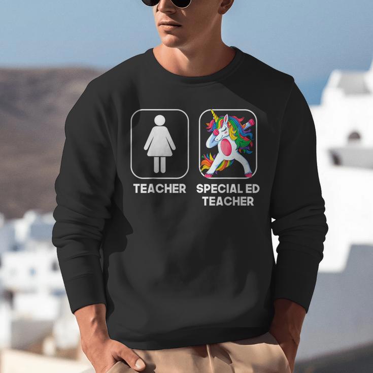 Special Ed Teacher Dabbing Unicorn Teacher Women Unisex Sweatshirt, funny gift Special Ed Teacher Dabbing Unicorn Teacher Women Unisex Sweatshirt, funny gift