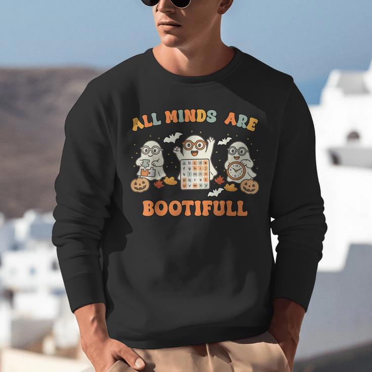 Special Education All Minds SPED Teacher Ghost Halloween Unisex Sweatshirt, funny gift Special Education All Minds SPED Teacher Ghost Halloween Unisex Sweatshirt, funny gift