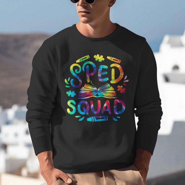 Special Education Teacher Sped Squad SPED Teacher Tie Dye Unisex Sweatshirt, funny gift Special Education Teacher Sped Squad SPED Teacher Tie Dye Unisex Sweatshirt, funny gift