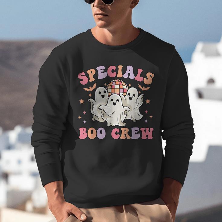 Specials Boo Crew Art Music Pe Tech Teacher Ghost Halloween Unisex Sweatshirt, Pe Teacher Sweatshirts, funny gift