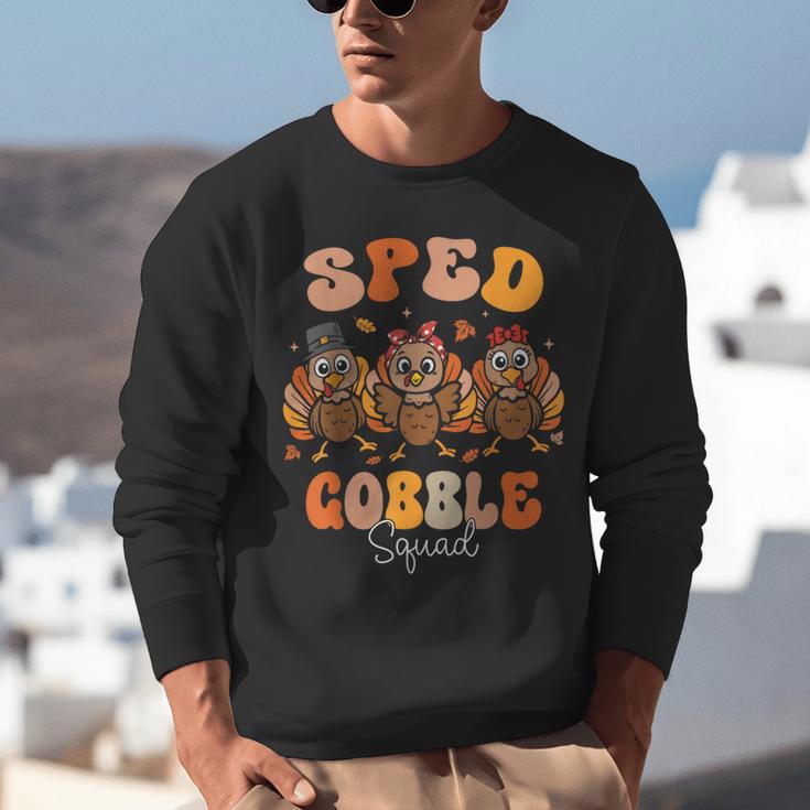 Sped Teacher Gobble Squad Thanksgiving Special Education Unisex Sweatshirt, funny gift
