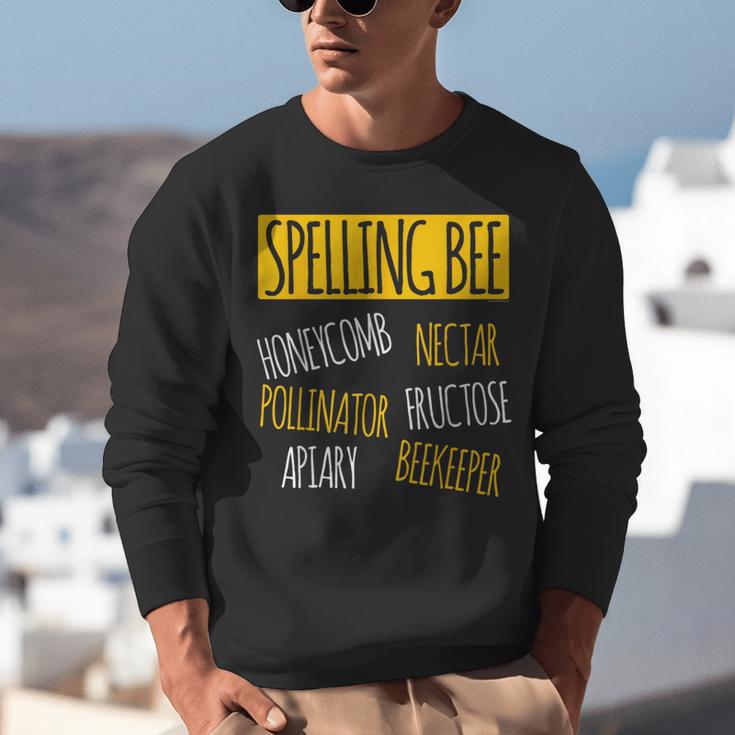 Spelling Bee Halloween Pun Costume Beekeeper Teacher Unisex Sweatshirt, funny gift