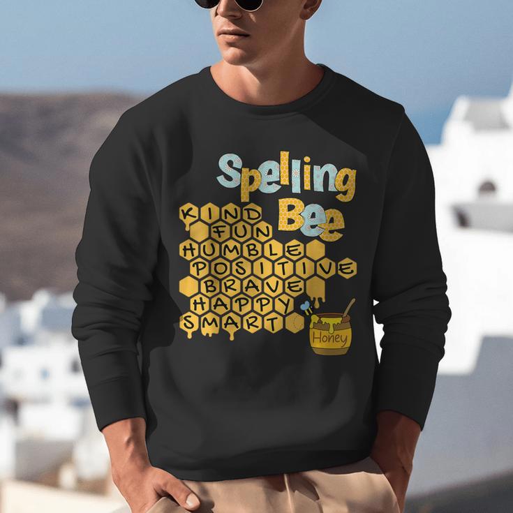 Spelling Bee Kind Positive Kindness Women Teacher Unisex Sweatshirt, funny gift Spelling Bee Kind Positive Kindness Women Teacher Unisex Sweatshirt, funny gift