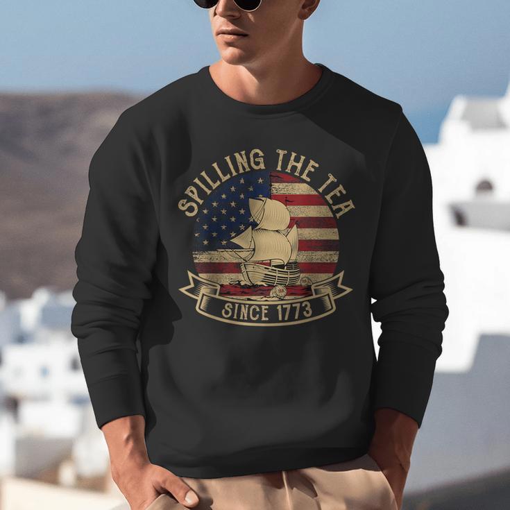 Spilling The Tea Since 1773 American History Teacher Vintage Unisex Sweatshirt, History Teacher Sweatshirts, funny gift Spilling The Tea Since 1773 American History Teacher Vintage Unisex Sweatshirt, History Teacher Sweatshirts, funny gift
