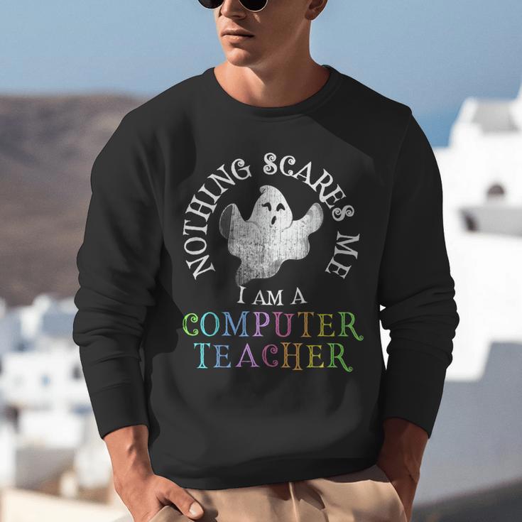 This Is My Spooky COMPUTER TEACHER Costume Don't Scare Me Unisex Sweatshirt, funny gift This Is My Spooky COMPUTER TEACHER Costume Don't Scare Me Unisex Sweatshirt, funny gift