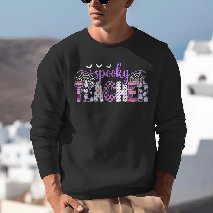 Spooky Teacher Halloween Costume Women Spooky Teacher Unisex Sweatshirt, funny gift