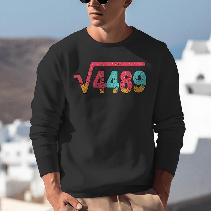 Square Root 4489 Slang Math Teacher Six Seven 6 7 Meme 67 Unisex Sweatshirt, funny gift Square Root 4489 Slang Math Teacher Six Seven 6 7 Meme 67 Unisex Sweatshirt, funny gift