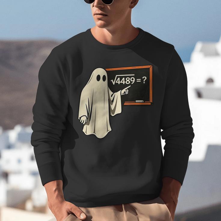 Square Root 67 Ghost Math Teacher 4489 Meme Halloween Unisex Sweatshirt, funny gift Square Root 67 Ghost Math Teacher 4489 Meme Halloween Unisex Sweatshirt, funny gift