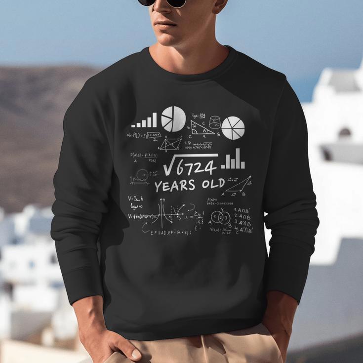 Square Root 82 Year Old Teacher 82nd Birthday For Men Women Kids Unisex Sweatshirt, funny gift