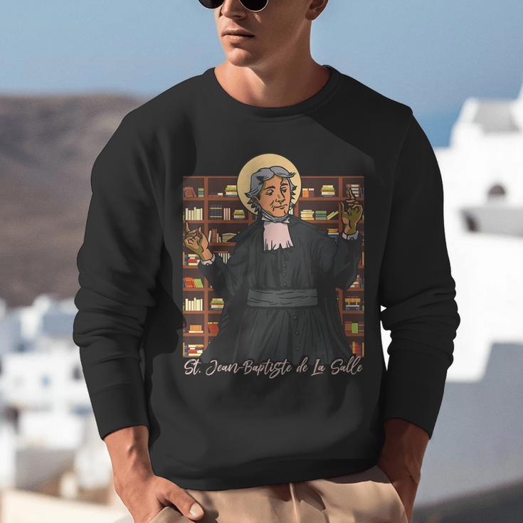 St Jean Baptiste De La Salle Patron Saint Education Teachers Unisex Sweatshirt, funny gift