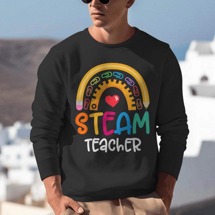 STEAM Teacher Squad Team Crew Back To School STEM Special Unisex Sweatshirt, funny gift STEAM Teacher Squad Team Crew Back To School STEM Special Unisex Sweatshirt, funny gift