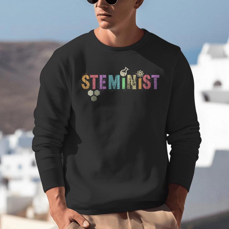 STEMINIST Technology Student STEM Teacher Women Engineering Unisex Sweatshirt, funny gift STEMINIST Technology Student STEM Teacher Women Engineering Unisex Sweatshirt, funny gift