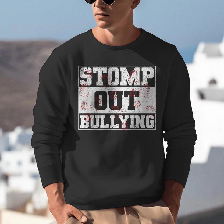 Stomp Out Bullying Back To School Education Teacher Unisex Sweatshirt, funny gift