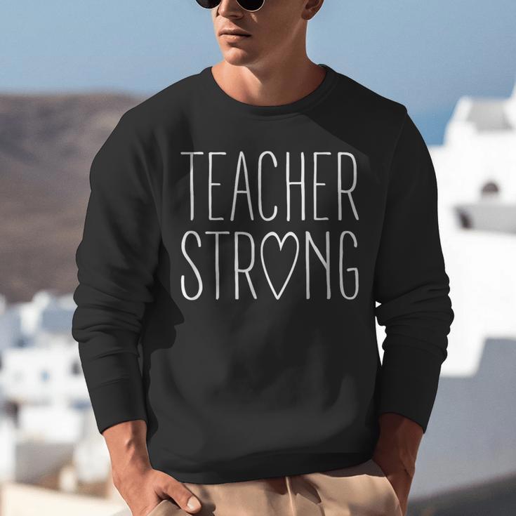 Strong Teacher Shirt Great Inspirational Teacher Unisex Sweatshirt, funny gift Strong Teacher Shirt Great Inspirational Teacher Unisex Sweatshirt, funny gift