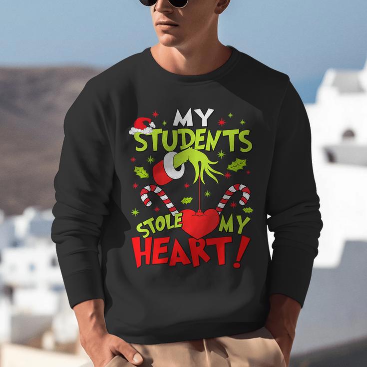 My Students Stole My Heart Teacher Holiday Merry Christmas Unisex Sweatshirt, funny gift My Students Stole My Heart Teacher Holiday Merry Christmas Unisex Sweatshirt, funny gift