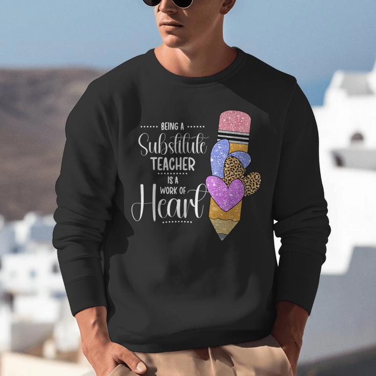 Being A Substitute Teacher Substitute Teaching Unisex Sweatshirt, funny gift