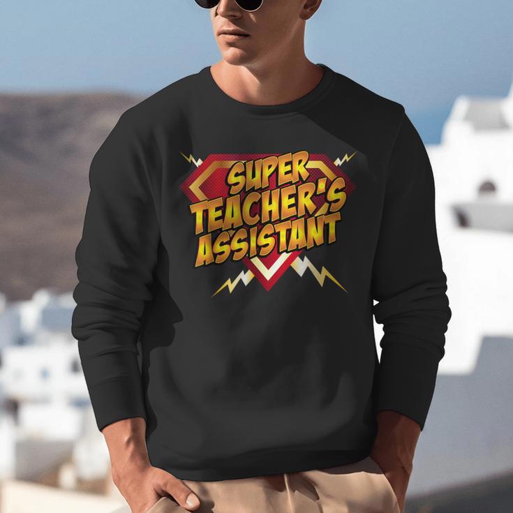Super Teacher's Assistant Educational Superhero Unisex Sweatshirt, funny gift Super Teacher's Assistant Educational Superhero Unisex Sweatshirt, funny gift
