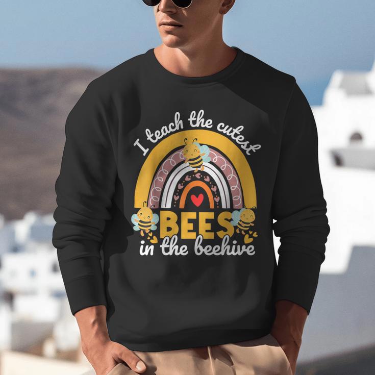 I Teach The Cutest Bees In The Beehive Teachers Day Unisex Sweatshirt, funny gift I Teach The Cutest Bees In The Beehive Teachers Day Unisex Sweatshirt, funny gift