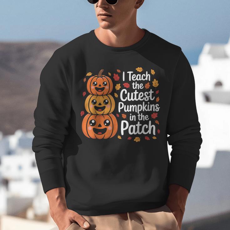 i Teach The Cutest Pumpkins In The Patch Teacher Halloween Unisex Sweatshirt, funny gift i Teach The Cutest Pumpkins In The Patch Teacher Halloween Unisex Sweatshirt, funny gift