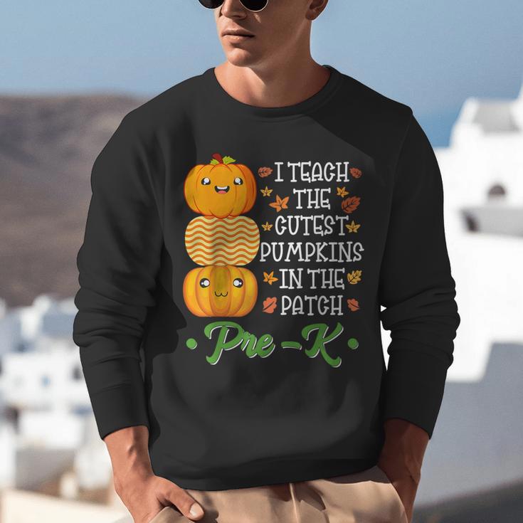 I Teach Cutest Pumpkins In Patch Thanksgiving Teacher Pre-K For Men Women Unisex Sweatshirt, funny gift I Teach Cutest Pumpkins In Patch Thanksgiving Teacher Pre-K For Men Women Unisex Sweatshirt, funny gift