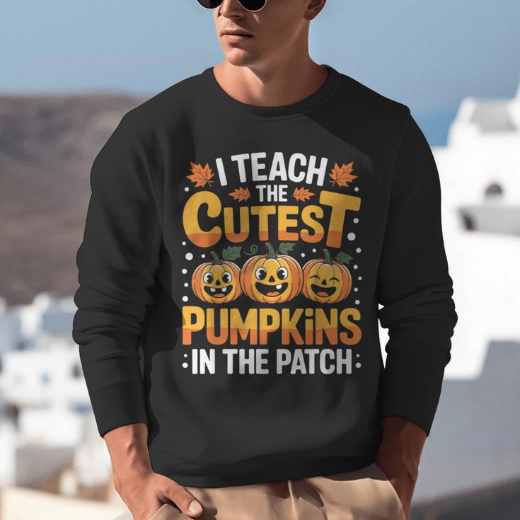 I Teach The Cutest Pumpkins Shirt Teachers Halloween Unisex Sweatshirt, funny gift I Teach The Cutest Pumpkins Shirt Teachers Halloween Unisex Sweatshirt, funny gift