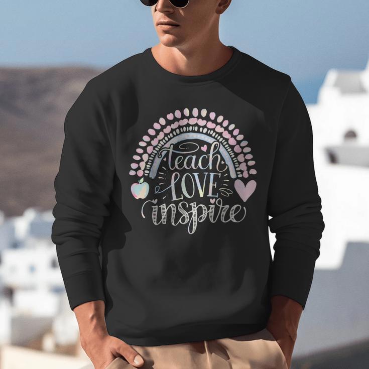 Teach Love Inspire Teacher Unisex Sweatshirt, funny gift