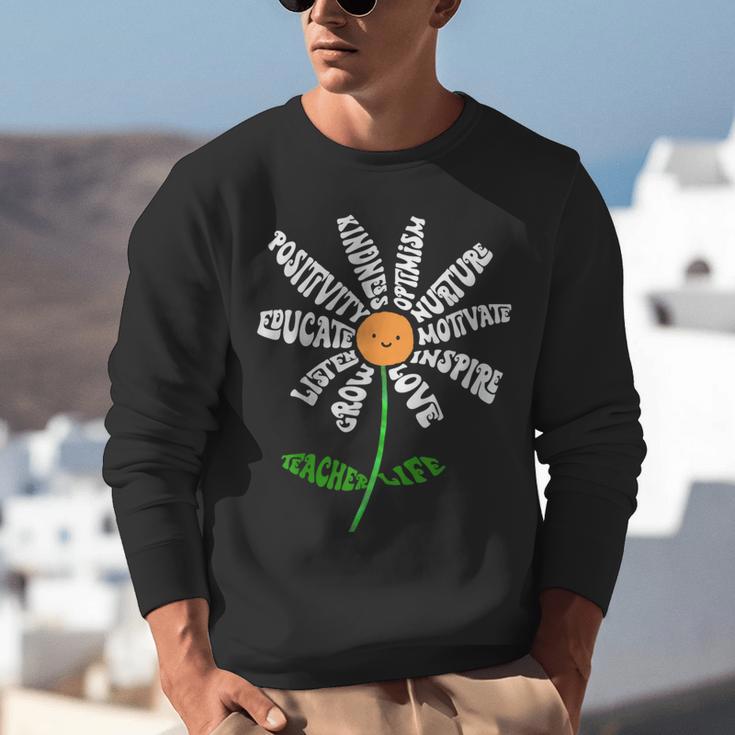 Teach Love Inspire Teachers Inspirational Flower Teachers Unisex Sweatshirt, funny gift Teach Love Inspire Teachers Inspirational Flower Teachers Unisex Sweatshirt, funny gift