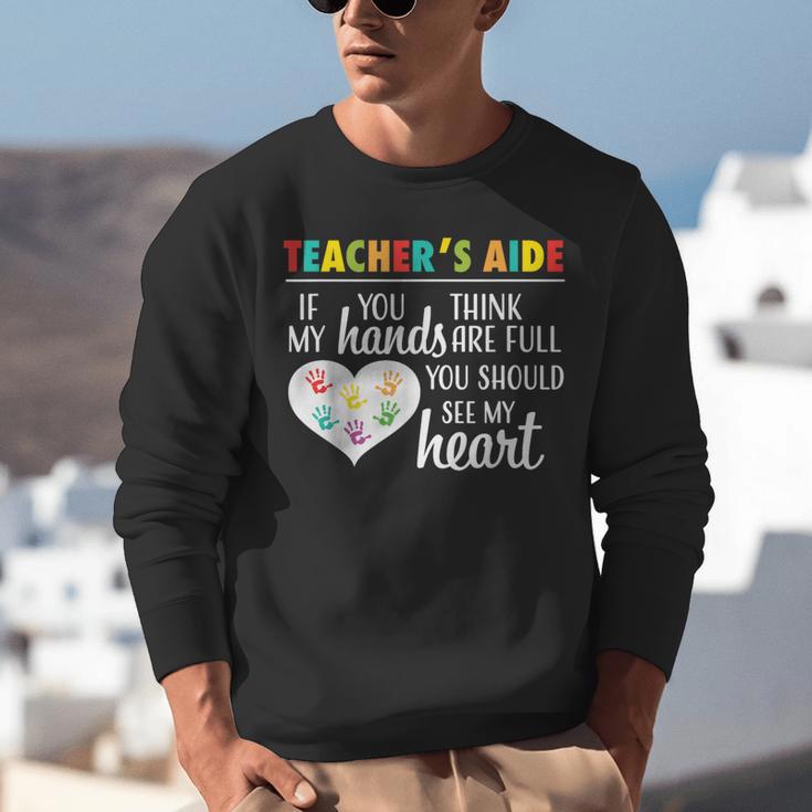 Teacher Aide Appreciation Cute Heart Tee For Women Unisex Sweatshirt, funny gift Teacher Aide Appreciation Cute Heart Tee For Women Unisex Sweatshirt, funny gift