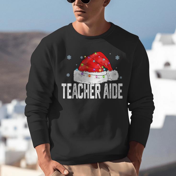 Teacher Aide Christmas Women Family Matching Group Xmas Unisex Sweatshirt, funny gift Teacher Aide Christmas Women Family Matching Group Xmas Unisex Sweatshirt, funny gift