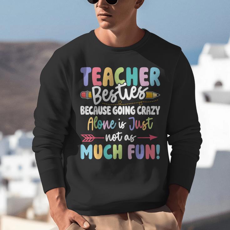 Teacher Besties Matching Teacher Besties Unisex Sweatshirt, funny gift